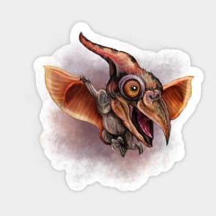 Pteranodon Chibi Dinosaur Sticker